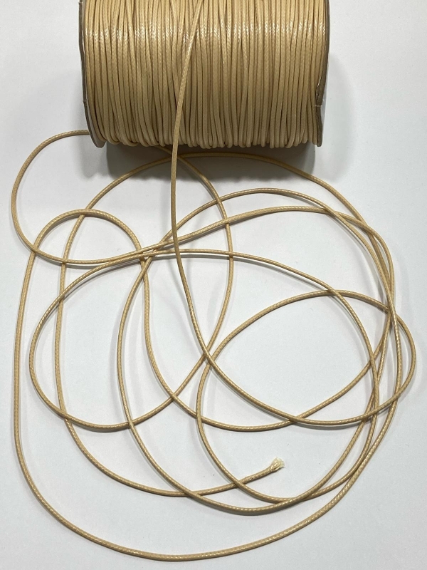 Deri İp / Bileklik İpi / Takı Tasarım İpi / 5 Metre / 2 mm