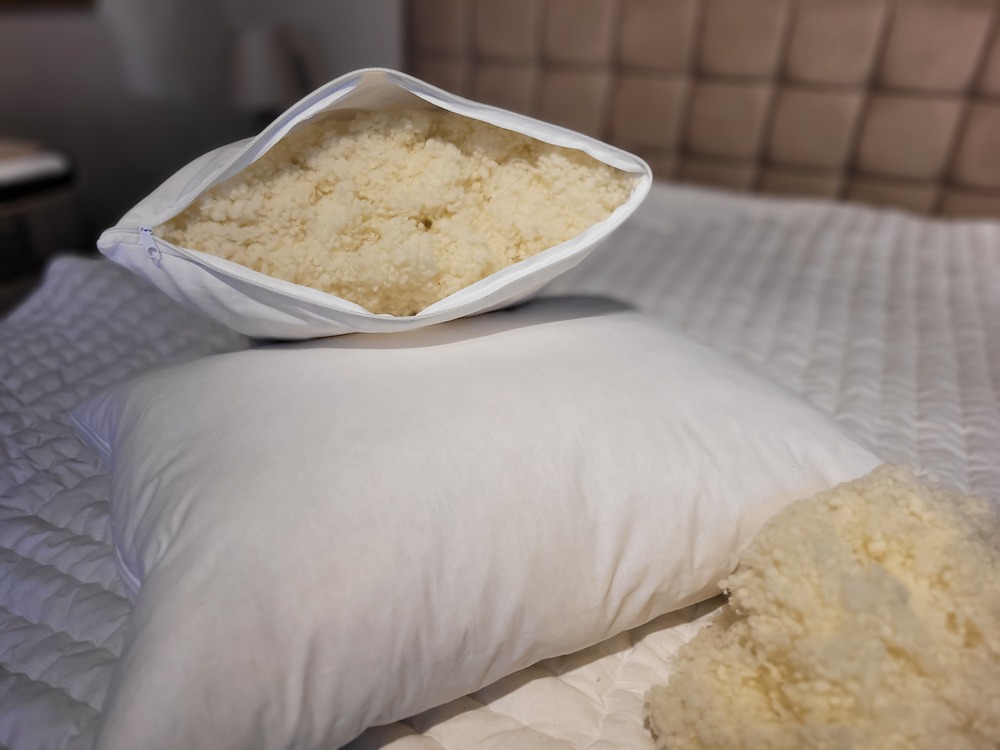 Merinos Kuzu Yünü Yastık