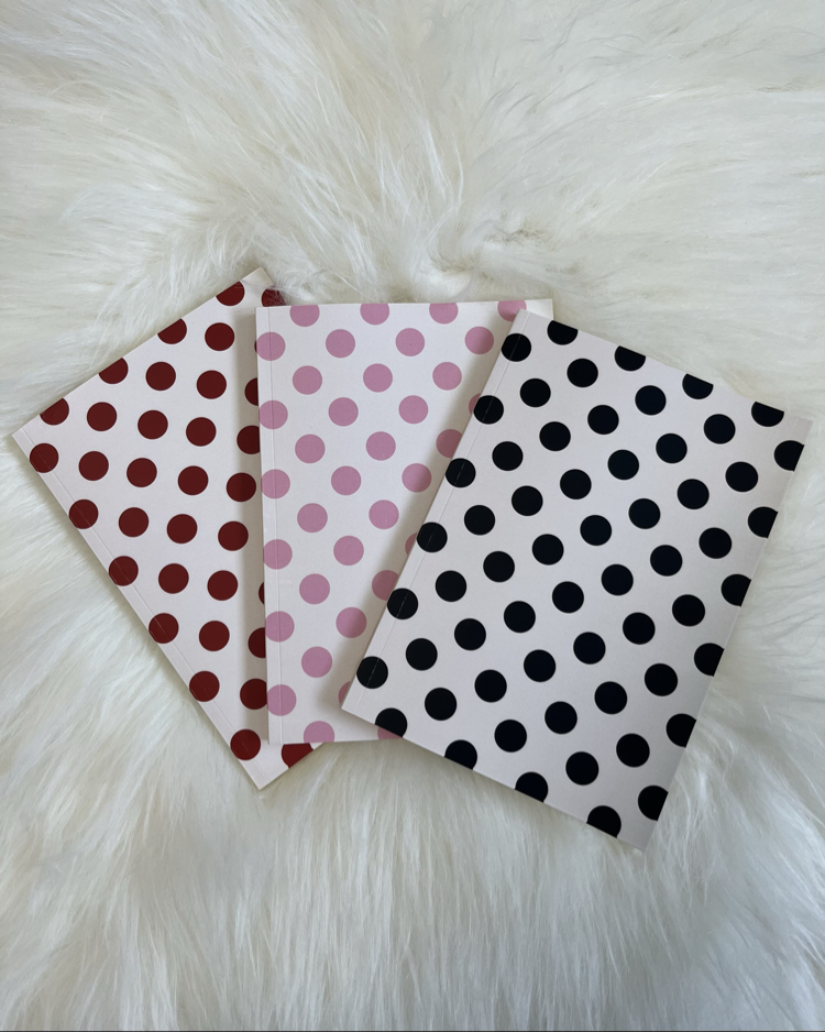 Polka Mix Üçlü Defter Seti