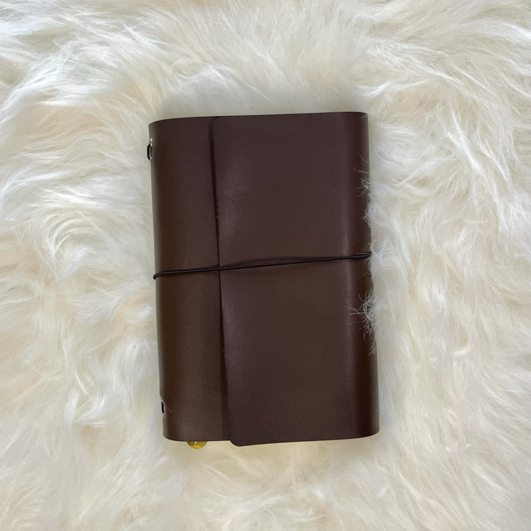 A5 Acı Kahve Trifold Kılıf