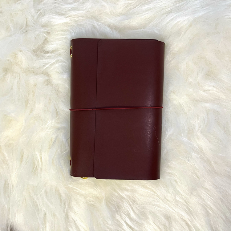 A5 Bordo Trifold Kılıf