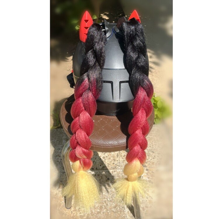 İKİLİ KASK SAÇI