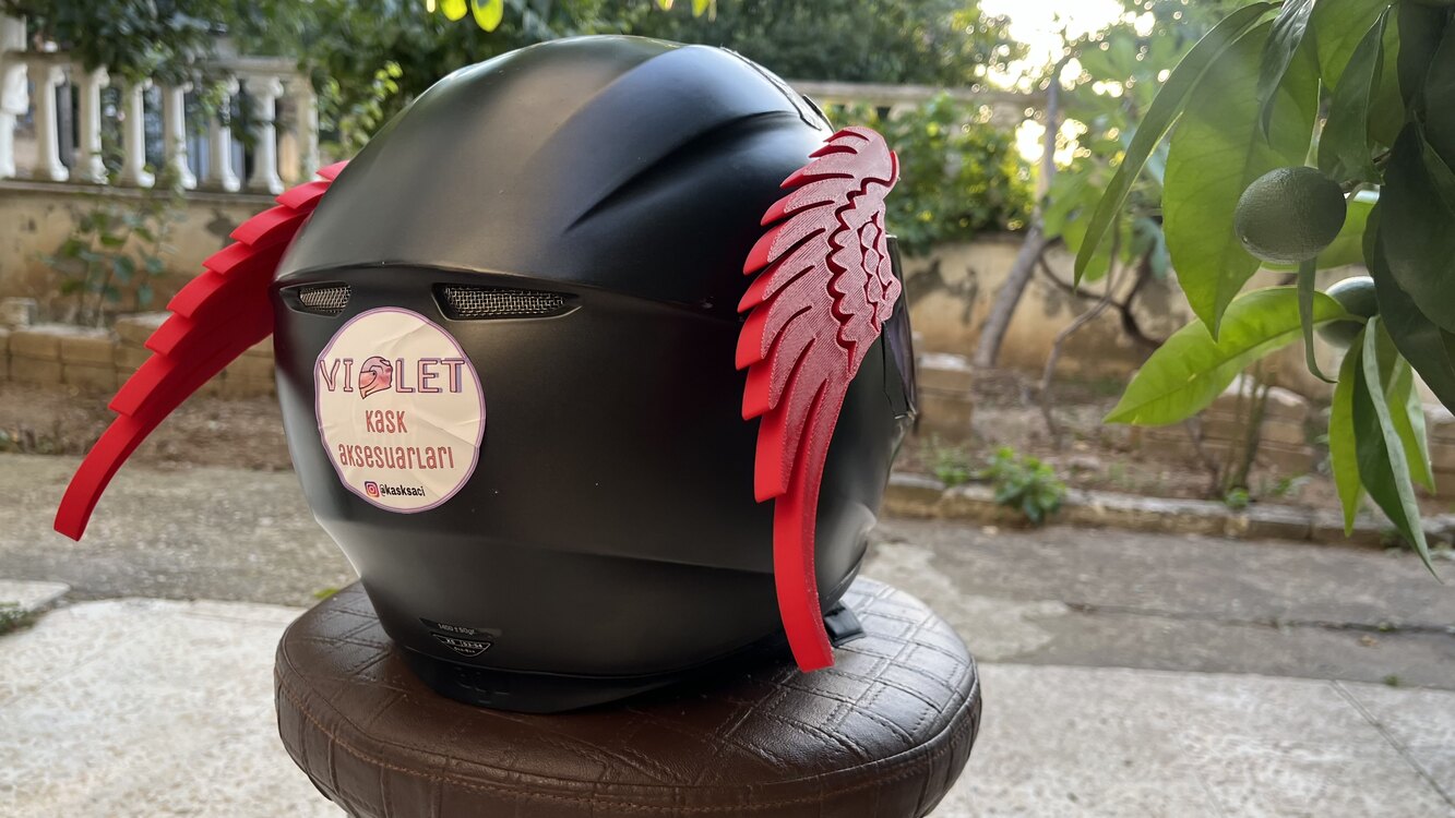 MELEK KANADI KASK AKSESUARI 