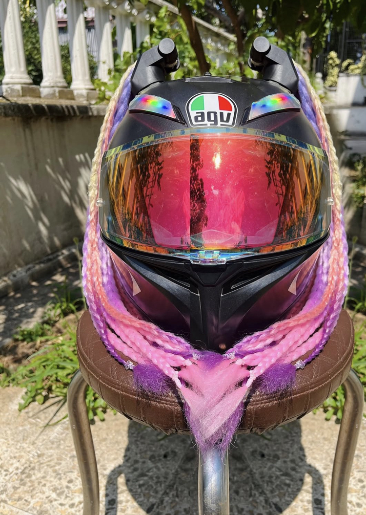 ÇİFT ÇOKLU ÖRGÜLÜ KASK SAÇI