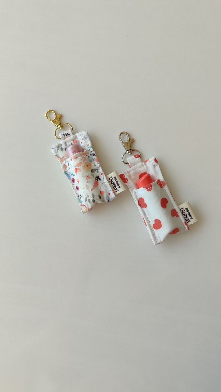 lipbalm tutucu çanta charmı