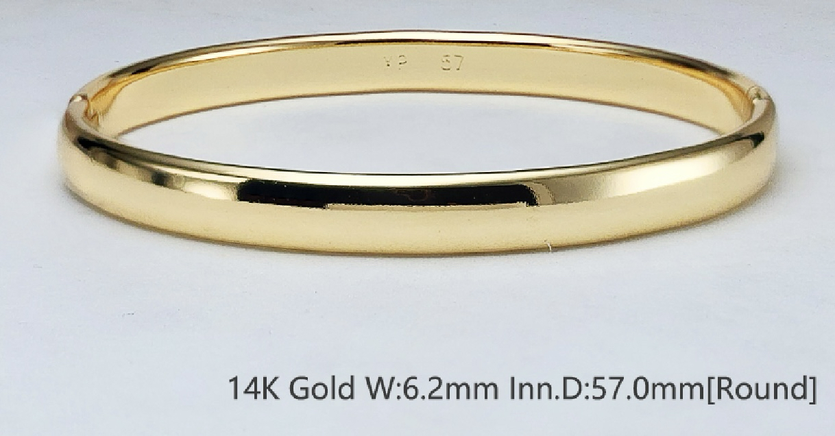 Xuping 14k 57mm Bebe Boy Kelepçe Bileklik