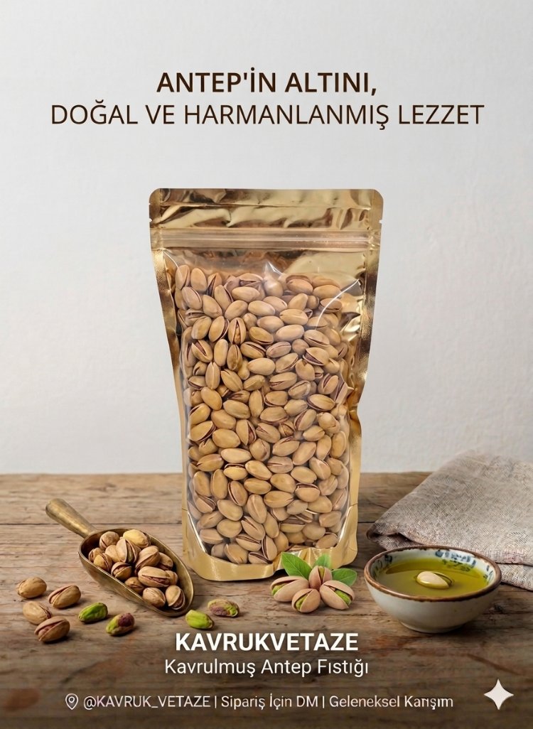  Kavrulmuş Ağaç Altı Antep Fıstığı(500GR)