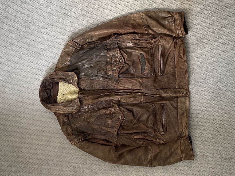 90s Bomber deri ceket ( l xl )
