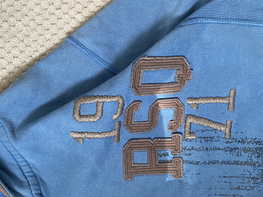 y2k emo ekose hoodie ( l xl )