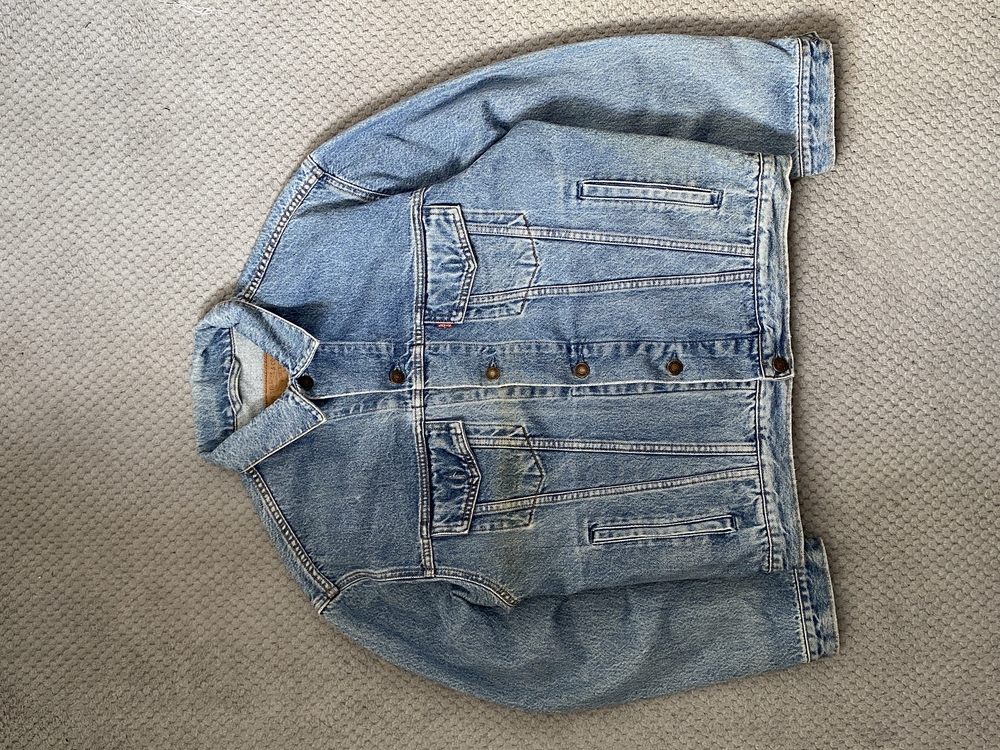 80s Vintage Levis denim ceket ( m -l )