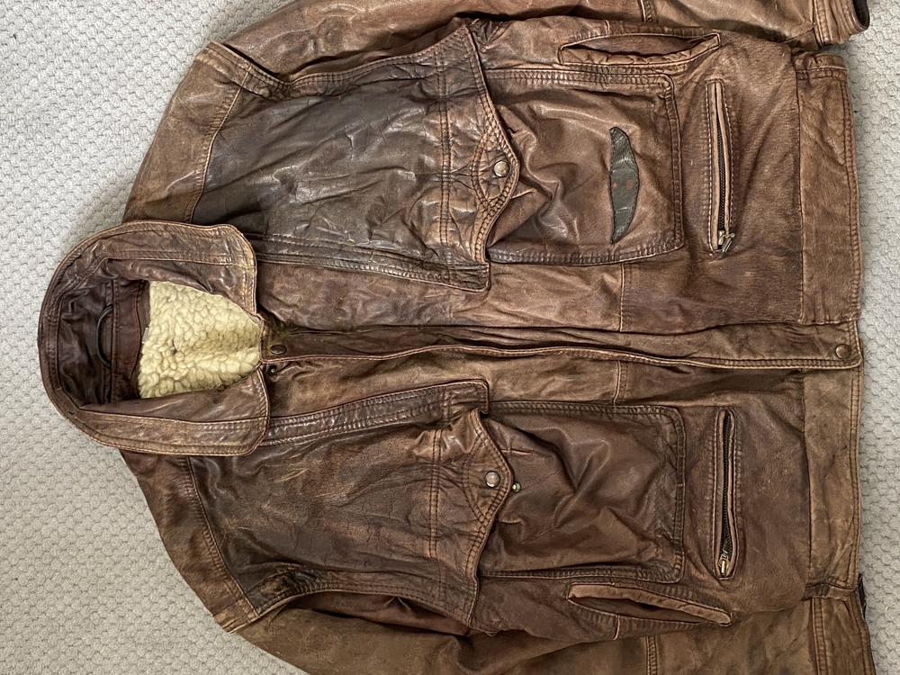 90s Bomber deri ceket ( l xl )