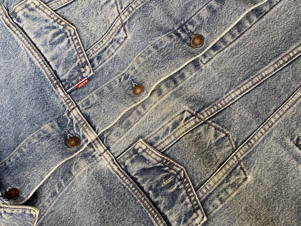 80s Vintage Levis denim ceket ( m -l )