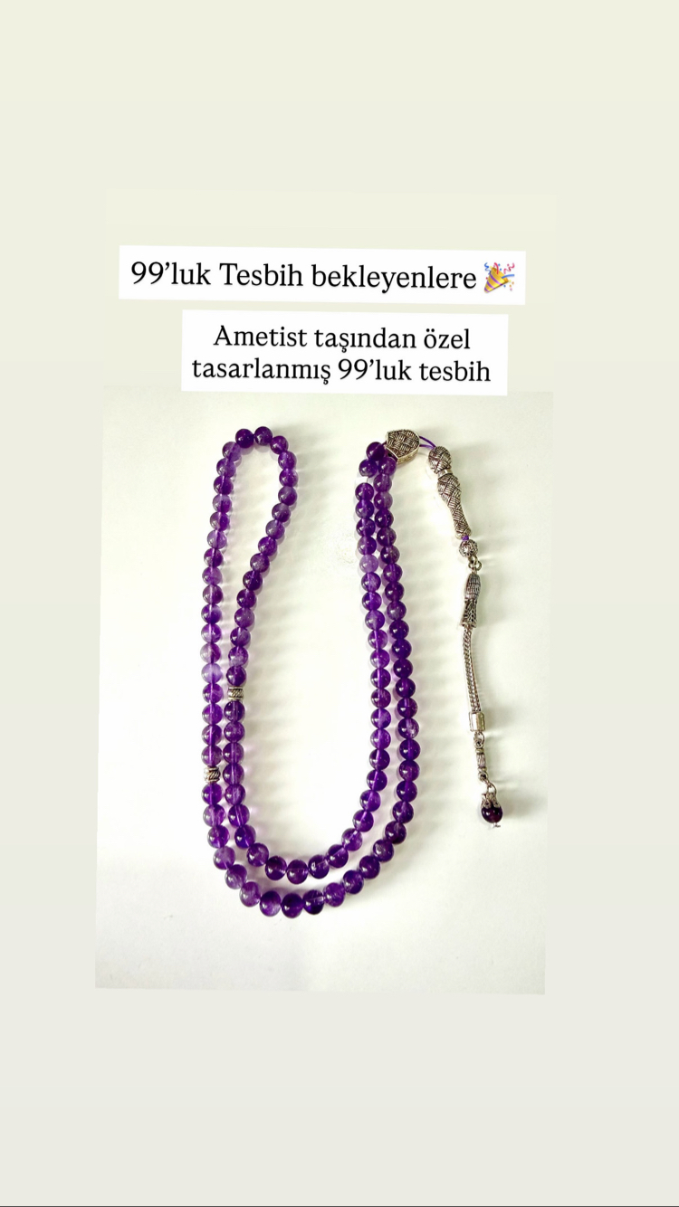 Ametist Taşı Tesbih