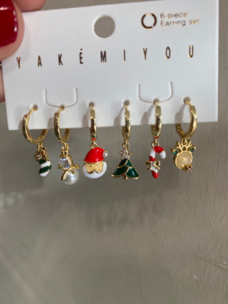 Yılbaşı Temalı Set Küpe