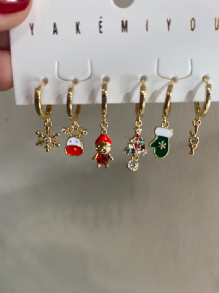 Yılbaşı Temalı Set Küpe