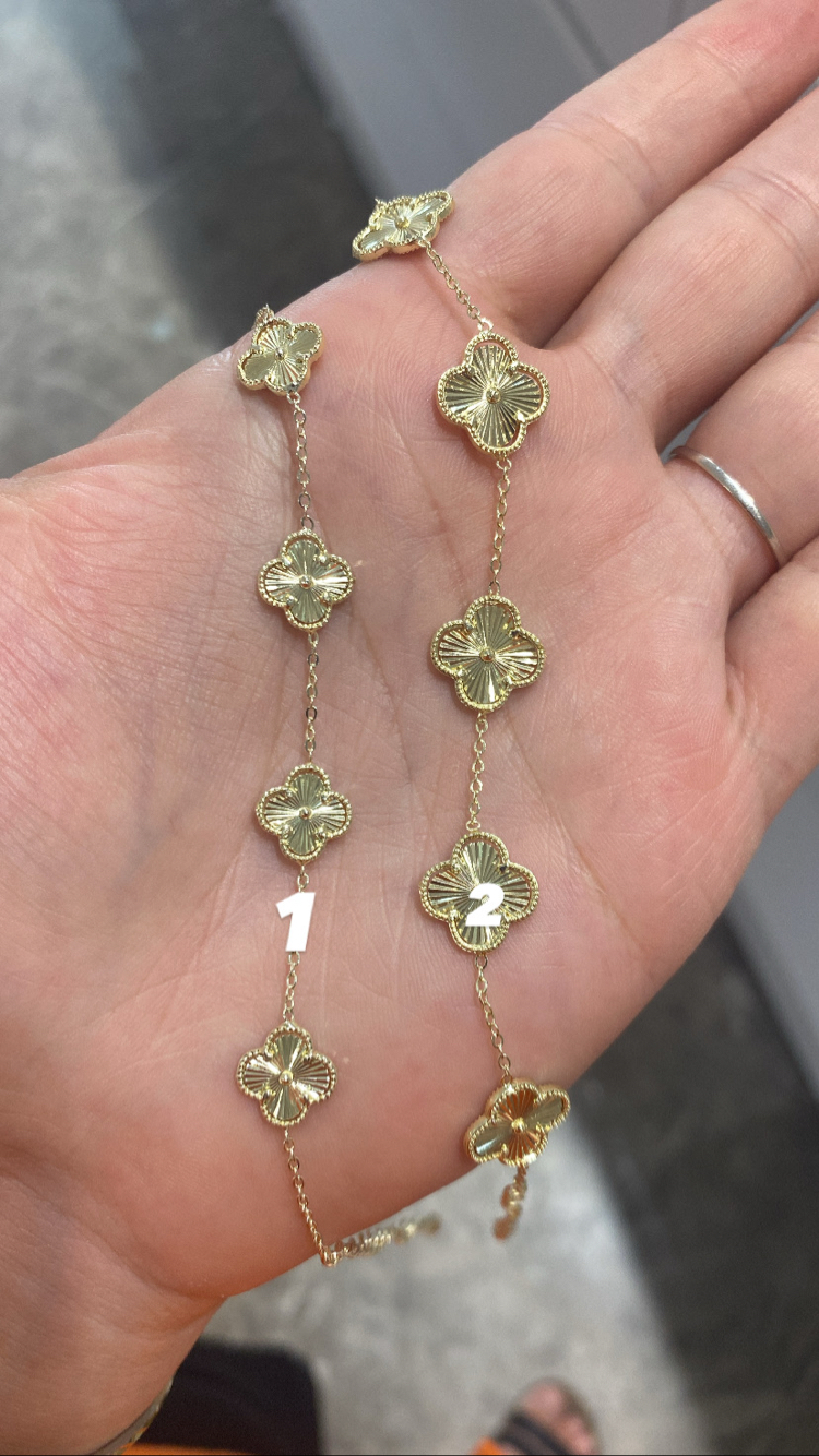 14k van cleef bileklik