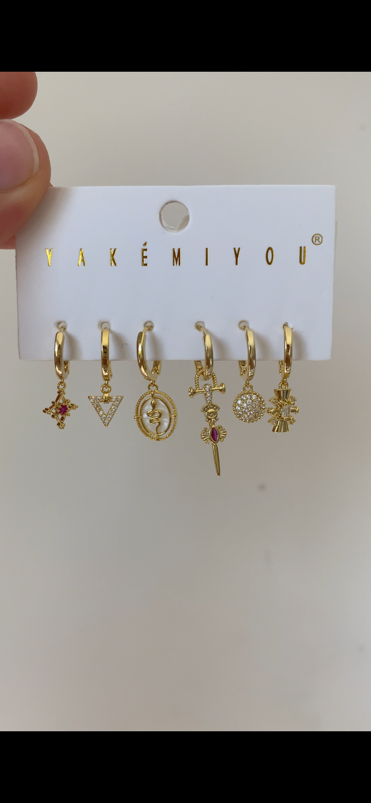 Minimal 6’lı Set Küpe 