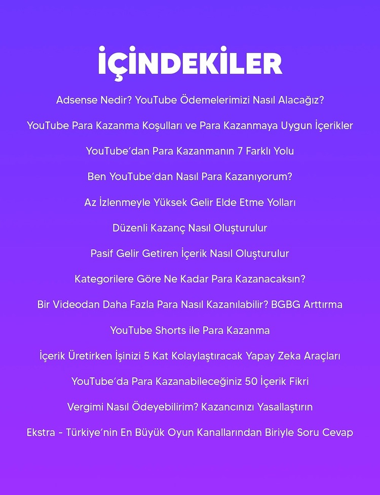 YouTube’dan Para Kazanmanın Sırları! & 50 İçerik Fikri