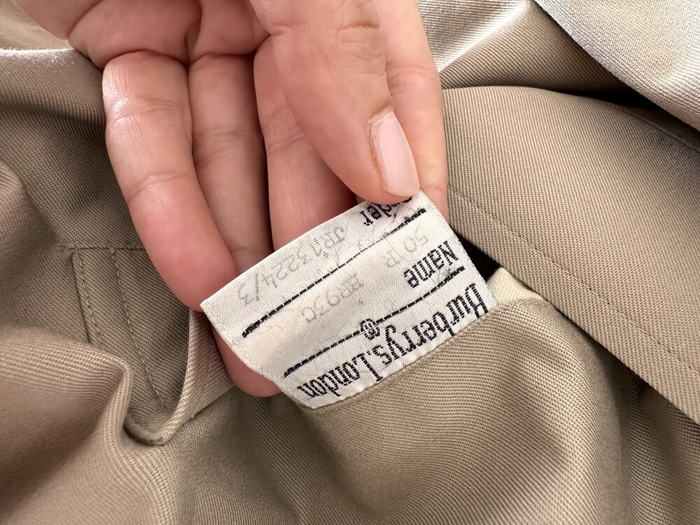 Burberry Vintage Unisex Oversized Dady Trenchcoat