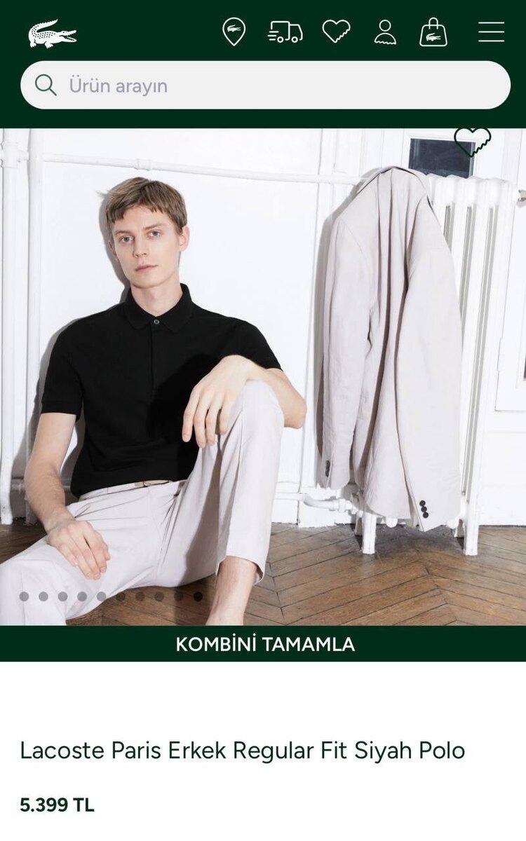 LACOSTE POLO YAKA MAĞAZA MODELİ