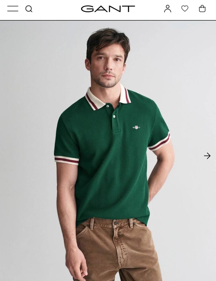 GANT DETAYLI MAĞAZA MODELİ POLO YAKA