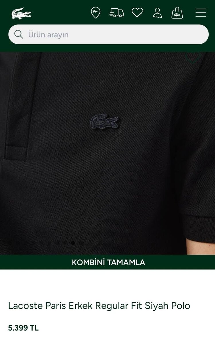 LACOSTE POLO YAKA MAĞAZA MODELİ