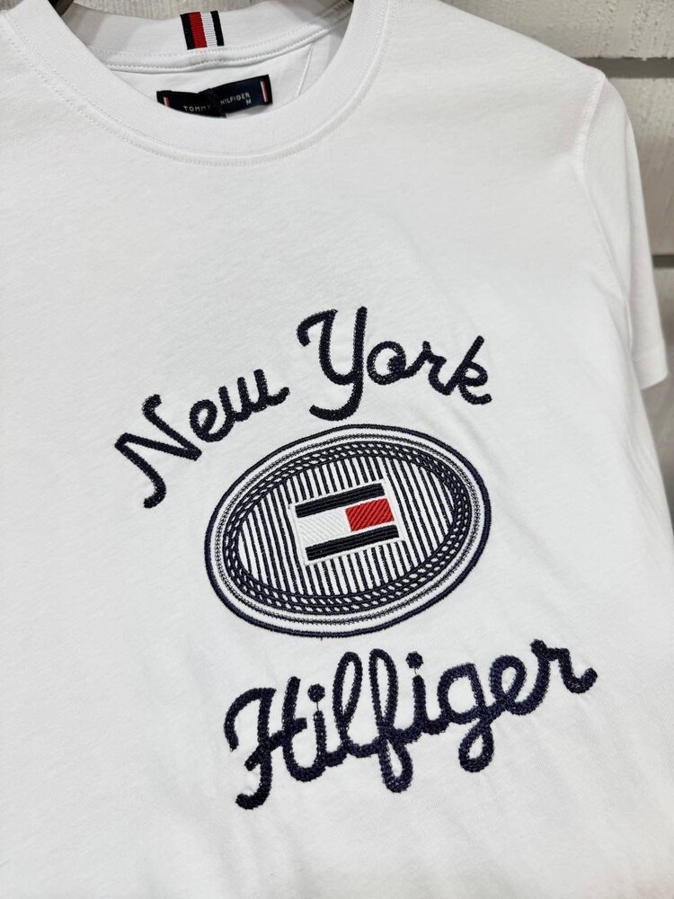 TOMMY HİLFİGER MAĞAZA MODELİ NAKIŞ BASKI TSHIRT