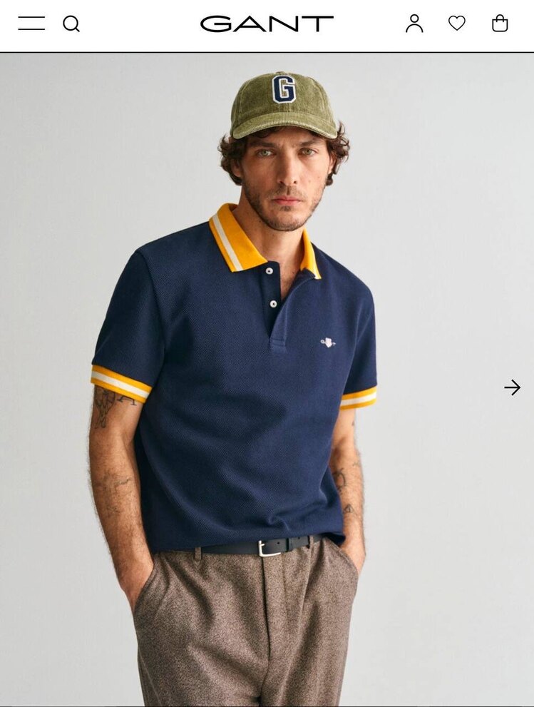 GANT DETAYLI MAĞAZA MODELİ POLO YAKA