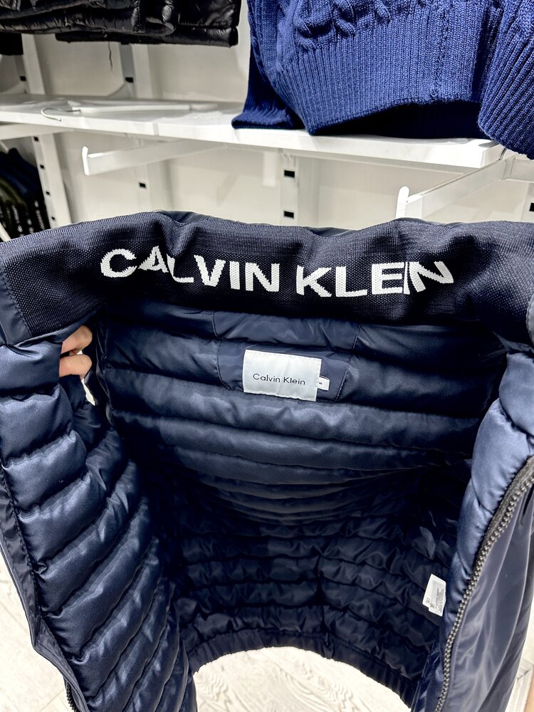CALVİN KLEİN YAKA DETAYLI İTHAL YELEK