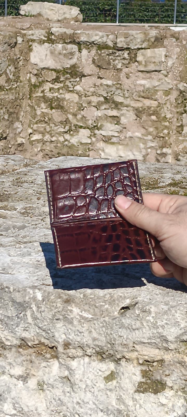 Biposto Mini - İki Bölmeli Kartlık Deri Cüzdan