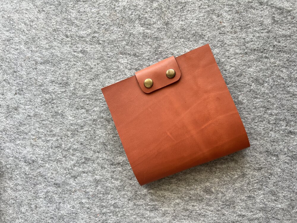 Hypatia Deri Defter - 15x15 cm