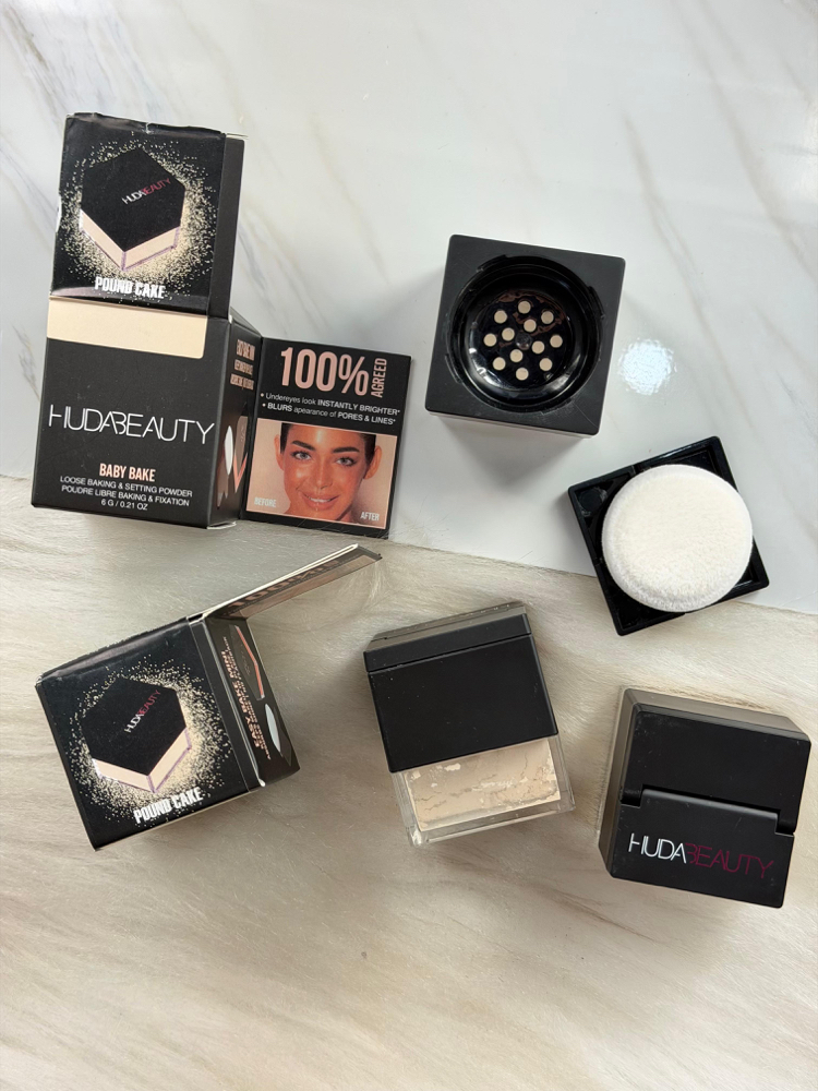 Huda beauty süngerli pudra (pound cake )