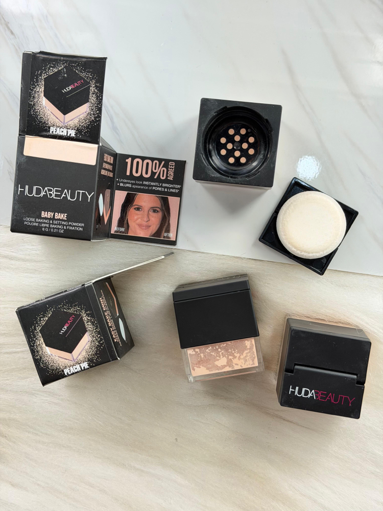Huda beauty süngerli pudra (Peach pie)