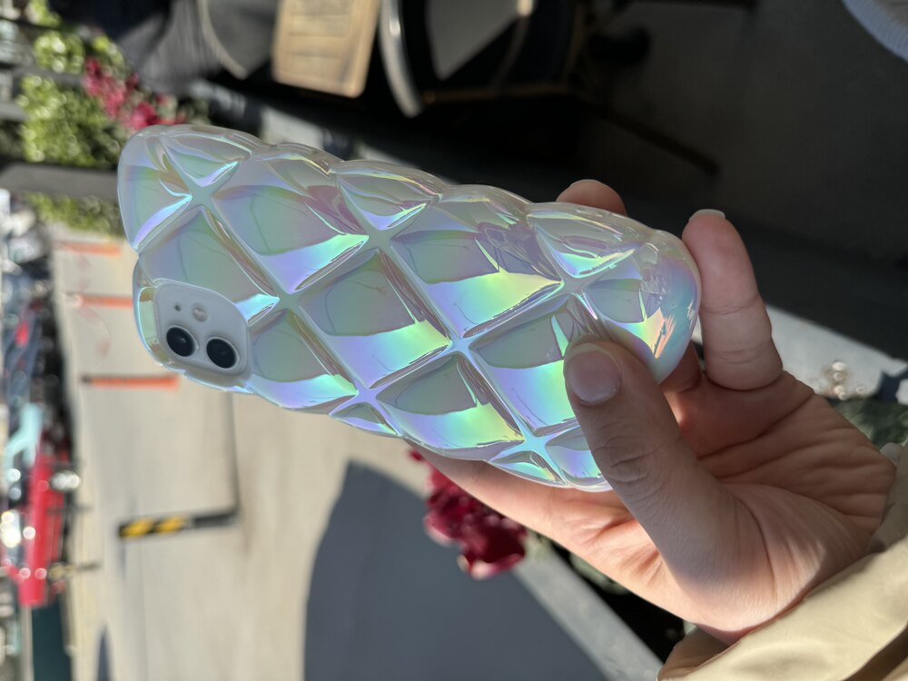 Baklava Dilim Hologramlı Telefon Kılıfı