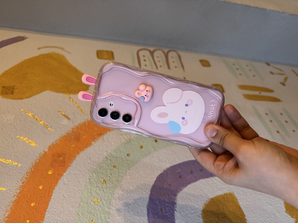 Pembe Tavşan Figürlü Darbe Dayanıklı Model