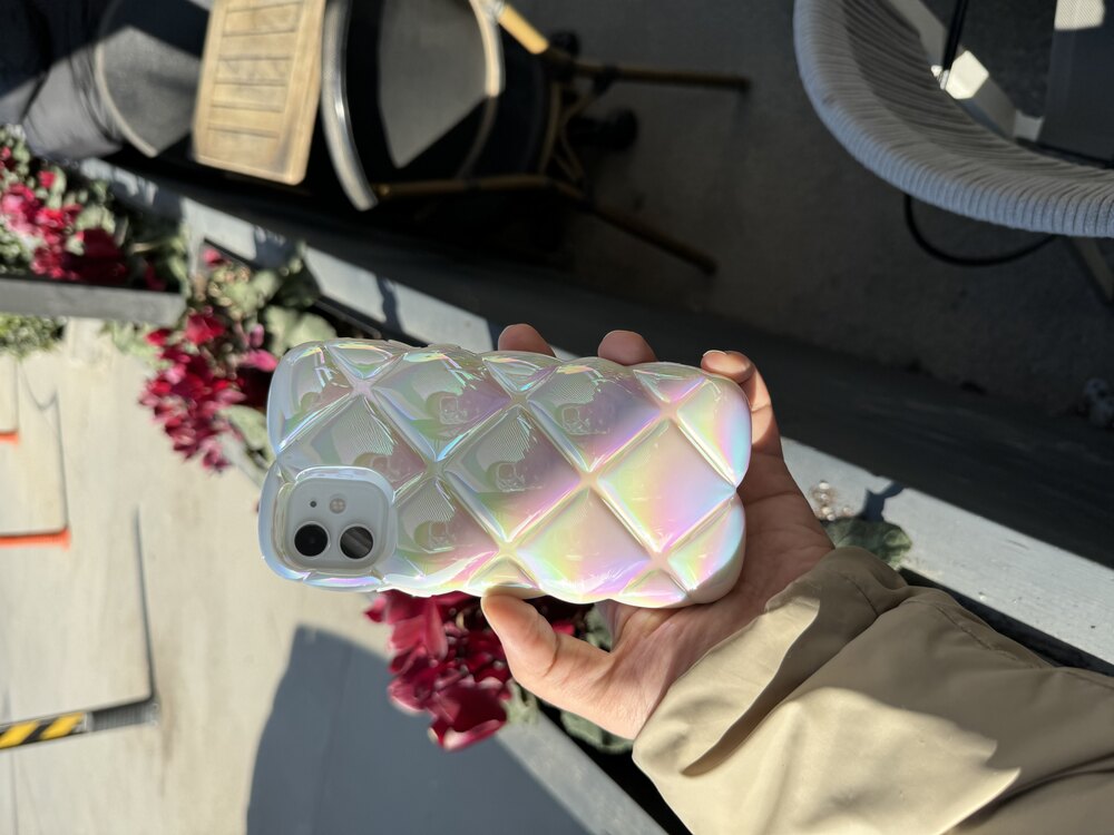 Baklava Dilim Hologramlı Telefon Kılıfı