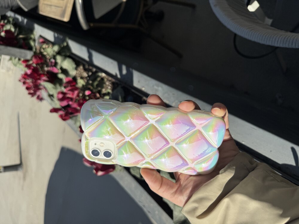 Baklava Dilim Hologramlı Telefon Kılıfı