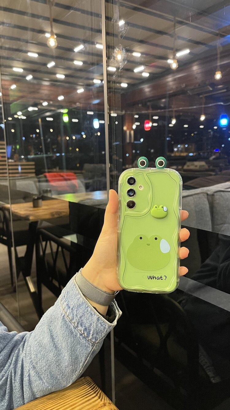 Kurbağa Figürlü Darbe Dayanıklı Model Kılıf