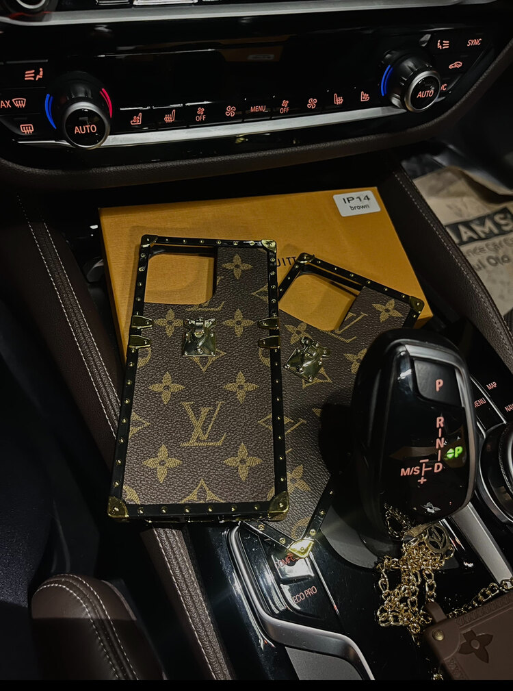 Louis Vuitton Gold Kasalı Deri Kılıf