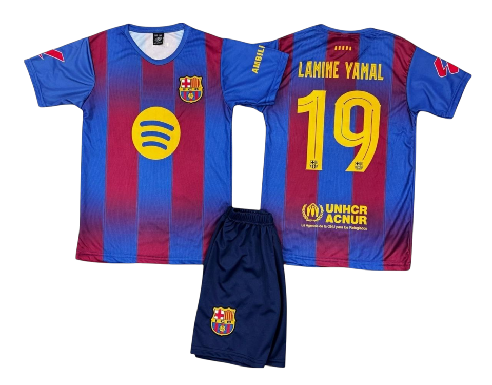 ÇOCUK BEDEN ( 4- 12 ) YAŞ ARASI LAMİNE YAMAL BARCELONA
