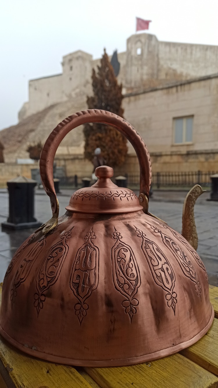 Tamamen El Yapımı Bakır Çaydanlık | Özel Tasarım | 2 Litre