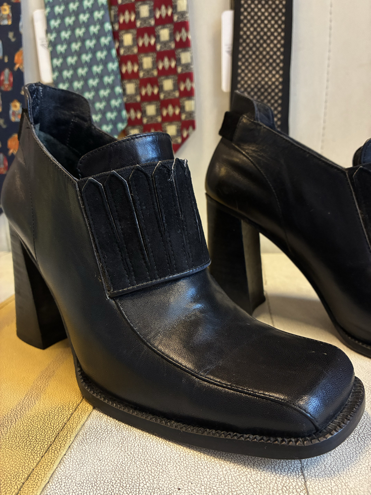 Paolo Italy Leather Heels