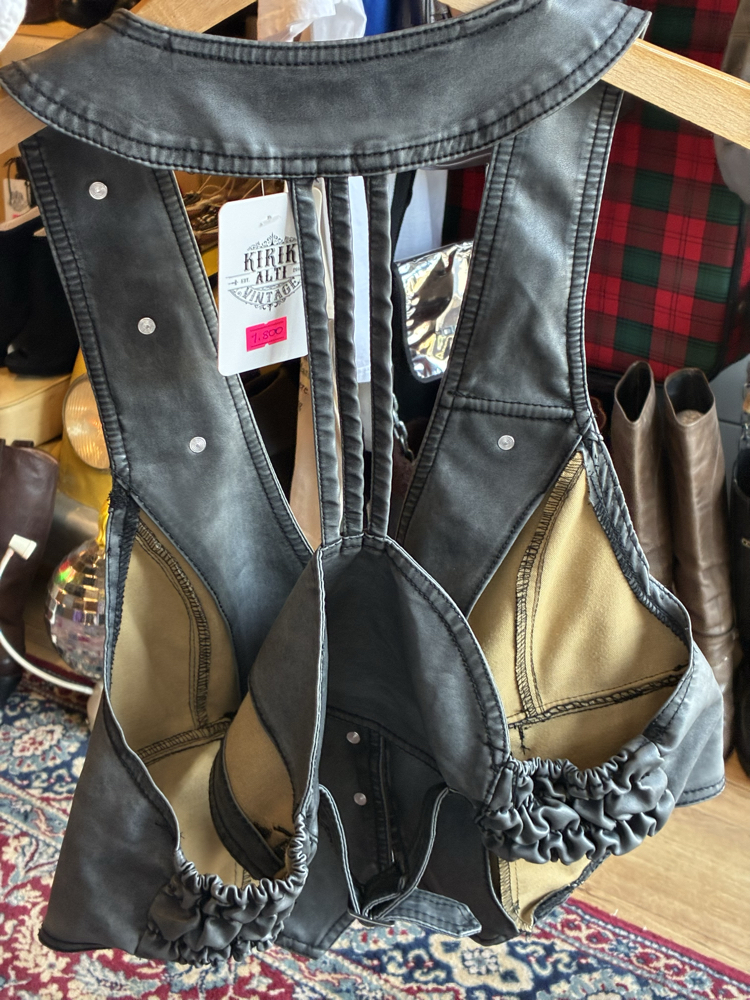 Last Kiss Faux Leather Vest