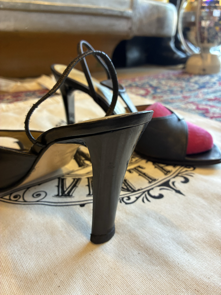 80's Black Mules