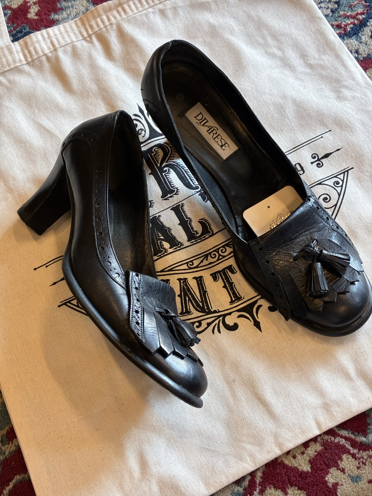 90's Divarese Leather Heels