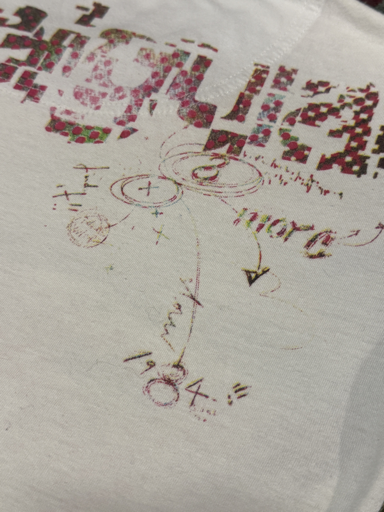 Desigual Y2K Glitched Graphic Face Print T-Shirt