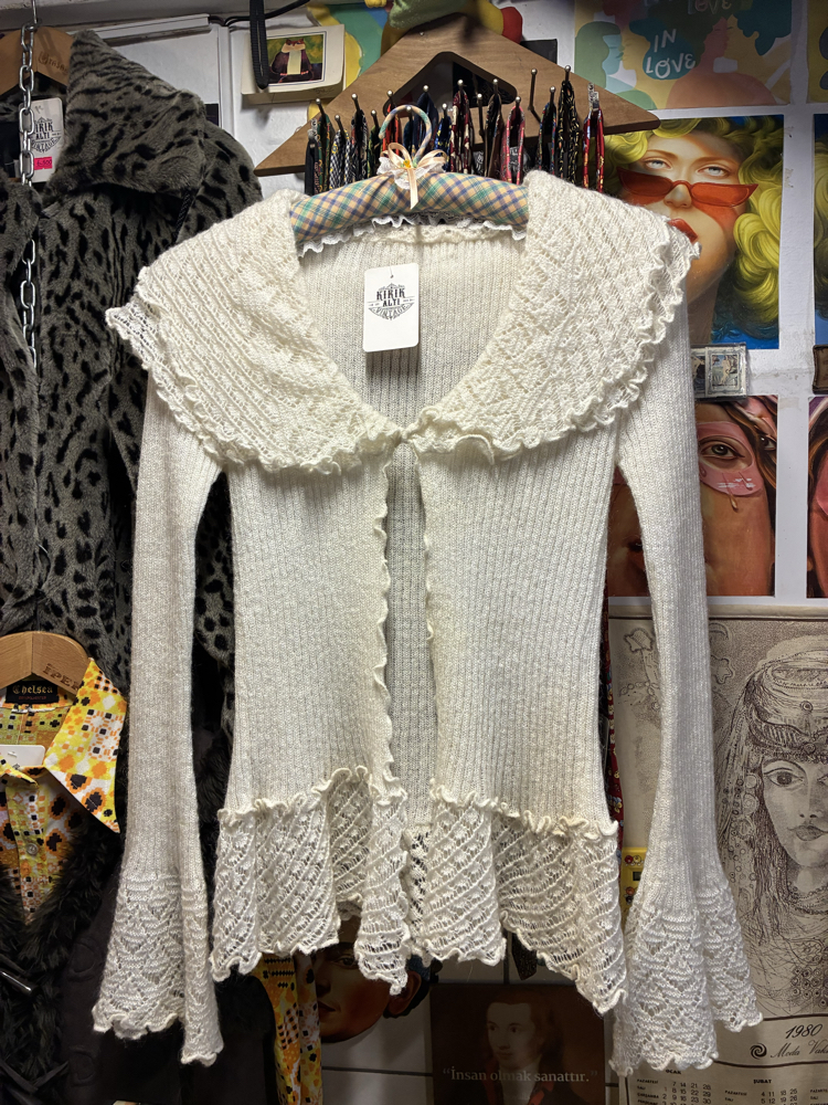 1970 Mohair Wool Cardigan 