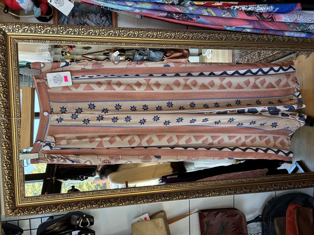 70’s Anatolia Sun Pattern Pants — Bohemian Spirit