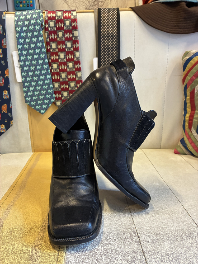 Paolo Italy Leather Heels