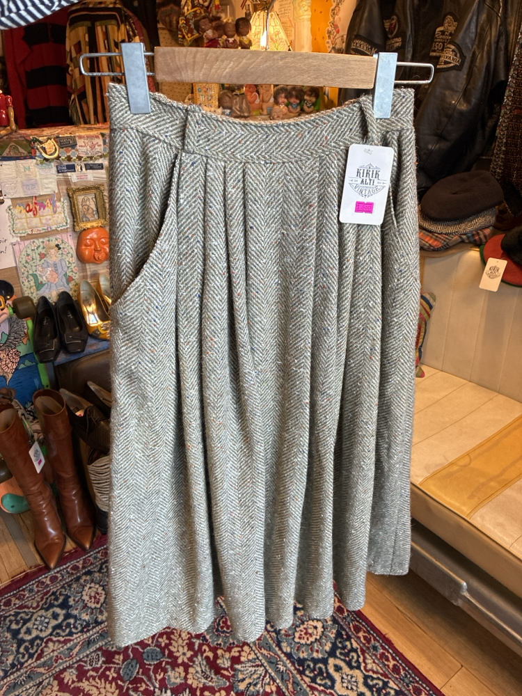 80's Wool Skirt